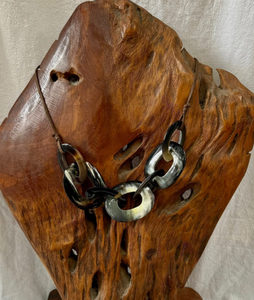 Collar de cadena de cuerno de búfalo Natural de moda para mujer de primera calidad, accesorios de moda al por mayor para regalos - Product Image 1