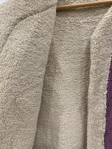 Violet Kantha fausse fourrure veste gilet court boutons faits à la main manteau doux vêtements d'hiver veste manteau Floral femmes manteau - Product Image 5