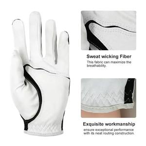 Guantes de golf de cuero Cabretta para hombre de alta calidad, los mejores guantes de golf internacionales estándar personalizables duraderos para uso en el gimnasio - Product Image 3