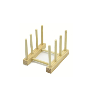 Wholesale Wooden Plate <b>Stand</b> for <b>Display</b> Wooden Picture Frame <b>Stand</b> for kitchenware and restaurants use - Product Image 1