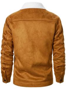 แจ็คเก็ตหนังเรียบง่ายลำลองคุณภาพพรีเมียมกันน้ำ ดีไซน์โลโก้ตามสั่ง สำหรับฤดูหนาว บริการ OEM - Product Image 4