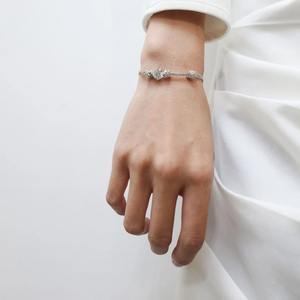 สร้อยข้อมือเพชรโมอิสทรงกลมที่สวยงามเครื่องประดับตามสั่งของขวัญที่ดีเยี่ยมสำหรับคุณแม่และภรรยาของคุณ - Product Image 3