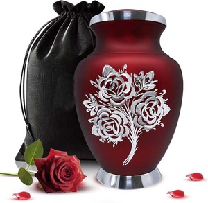 Urnes en laiton pour hommes et femmes urnes décoratives pour cendres adultes urnes de crémation urnes faites à la main urnes funéraires - Product Image 2