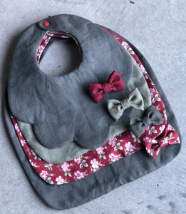 Bandana Baberos 100% algodón orgánico baberos bandana algodón orgánico bebé niña baberos bandana - Product Image 1