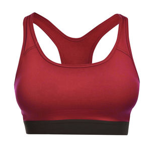 Personalización de talla grande para mujer, Sujetador deportivo para Yoga con espalda cruzada suave frontal, respetuoso con el medio ambiente, secado rápido, transpirable, cómodo, gimnasio, Fitness - Product Image 1