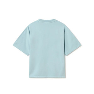 T-shirt à col rond de haute qualité 300gsm hommes coupe ample pré-rétréci respirant t-shirt à manches courtes col rond imprimé motif t-shirt - Product Image 6