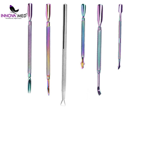 ที่ดันหนังกำพร้าเล็บแบบมีโลโก้สั่งทำได้ หลายสี สินค้ามาใหม่ ผลิตจากสแตนเลส อุปกรณ์ทำเล็บมืออาชีพ สำหรับดูแลเล็บ โดย INNOVAMED - Product Image 5