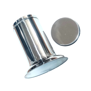 Boîte de rangement Holloware pour instruments avec couvercle, 8 x 4 pouces, en acier inoxydable, pour usage chirurgical, médical et hospitalier - Product Image 3