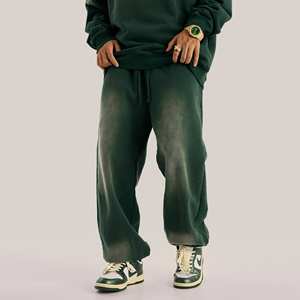 กางเกงวอร์มทรงแบ็กกี้ผ้าฝ้ายระบายอากาศสำหรับผู้ชายกางเกงวอร์มแฟชั่นสไตล์ไร้รอยต่อสำหรับฤดูหนาวออกแบบได้ตามต้องการ - Product Image 1