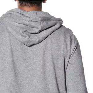 Cotton Breathable Full Zip up Hoodie for Men Custom Logo French Terry Embroidery Plain Cropped hoodies <b>100</b>% cotton <b>silk</b> 2026 - Product Image 6