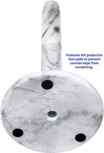 Porte-papier de soie en marbre blanc, porte-serviettes en papier en marbre de cuisine, porte-serviettes en papier en marbre fait main - Product Image 5