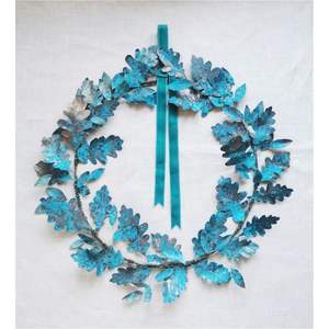 Guirnalda de Flores Suculentas de Metal Grande, Decoración Floral Artificial para Toda Temporada, para Patio, Porche, Fondo de Boda, Arte de Pared de Jardín - Product Image 6