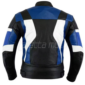 เสื้อแจ็คเก็ตมอเตอร์ไซค์ผู้ชายคุณภาพสูง ขายส่ง ออกแบบเสื้อแจ็คเก็ตมอเตอร์ไซค์ผู้ชายตามสั่ง - Product Image 2
