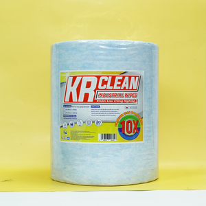 ผ้าเช็ดทำความสะอาดห้องปลอดเชื้อแบบม้วน ขนาด 30x30 ซม. สีขาว ผลิตจากผ้าไม่ถักทอ เป็นมิตรต่อสิ่งแวดล้อม จำนวน 320 แผ่น สำหรับงานอุตสาหกรรม รับผลิตแบบ OEM ODM - Product Image 1