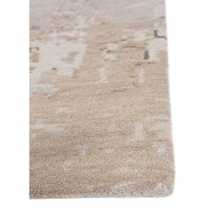 Tattvam Lu-9032 Tapis en laine et soie de bambou noué à la main, couleur ivoire, motif abstrait de haute qualité, rectangulaire, pour salon, fait main - Product Image 4