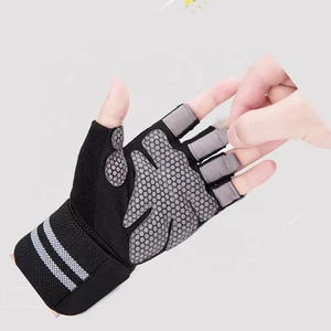 Customized Logo Fitness Workout Gloves Wholesale Spandex Material Men and Women Gym <b>Weight</b> Lifting Gloves - Product Image 3
