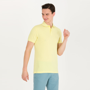 เสื้อโปโลผู้ชายเสื้อโปโลแขนสั้นผ้าถักมีโลโก้อ่อนออกแบบใหม่ออกแบบได้ตามต้องการ - Product Image 2