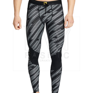 Mallas deportivas de compresión de algodón de alta calidad con diseño personalizado para hombre, ropa transpirable ajustable elástica - Product Image 1