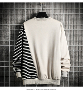 Sudaderas de cuello redondo de algodón 100% con bordado de logotipo personalizado para hombre, jersey liso Unisex con estampado grueso de Color sólido - Product Image 6