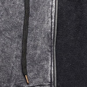 เสื้อฮู้ดซิปสไตล์สตรีทแวร์แบบใหม่ ล้างสีแบบแอซิดวอช ทำสีซีดแบบดิสเทรส ผ้าหนา 100% ผ้าฝ้าย ซิปคู่ แฟชั่นทันสมัย - Product Image 6