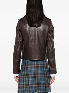 Chaqueta de cuero genuino de Invierno para mujer de talla grande a prueba de viento y transpirable estilo callejero negro chaqueta de cuero genuino al por mayor - Product Image 4