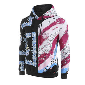 Sudaderas Casuales Ligeras de Alta Calidad, 100% Algodón Ecológico, para Invierno, con Estampado Sólido Sublimado y Bolsillo - Product Image 2