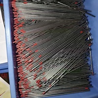 Electrodo de Tungsteno con Punta Roja EWTh-2, Electrodo TIG Toriado al 2%, Solo CC, Alta Capacidad de Corriente, Larga Vida Útil para Acero Inoxidable