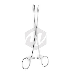 Pince éponge Foerster incurvée 9.5 "pince hémostatique chirurgicale Instruments médicaux en acier inoxydable pour la gynécologie générale chirurgicale - Product Image 6