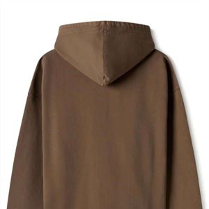 Sweat à capuche zippé pour homme, à manches longues, respirant, séchage rapide, personnalisable, de haute qualité, en coton mélangé, élégant, surdimensionné - Product Image 6