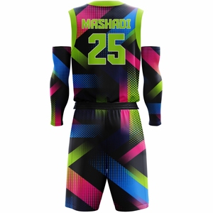 Uniformes de Baloncesto para Adultos de Talla Grande, Transpirables, Estampados por Sublimación en Varios Colores, Conjuntos de Uniformes de Baloncesto de Alta Calidad para Equipos de Clubes al por Mayor - Product Image 6