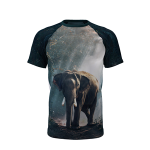 Camisetas de poliéster de secado rápido con impresión completa con servicio de logotipo OEM Ideal para entrenamiento deportivo Gimnasio y ropa de estilo de vida activo - Product Image 5