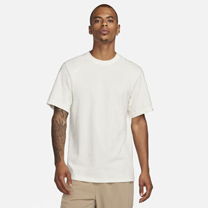 Camiseta de color sólido con cuello redondo en blanco para hombre a la venta, camisetas de fabricación profesional para hombre, camisetas para hombre más vendidas - Product Image 1