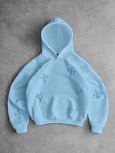 เสื้อสเวตเตอร์แขนยาวแบบสวมหัวมีฮู้ดโอเวอร์ไซส์สำหรับผู้หญิงเสื้อผ้าลำลองในเมืองทันสมัยสำหรับยิมหรือแฟชั่นประจำวัน - Product Image 6