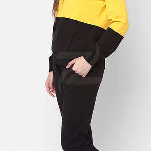 Low Moq Custom Design Women <b>Tracksuits</b> Outdoor Use Women Clothing Solid Color <b>Plain</b> <b>Tracksuit</b> - Product Image 6