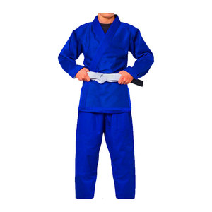 Gran oferta de algodón ligero BJJ Gi Jiu Jitsu uniformes para niños diseño personalizado chaqueta pantalones cinturón todos los tamaños MMA Judo artes marciales OEM - Product Image 3