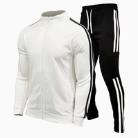 Dernière mode, haute qualité, respirant, imprimé, polyester/coton, ensemble de sport 2 pièces, longueur intégrale, léger, séchage rapide