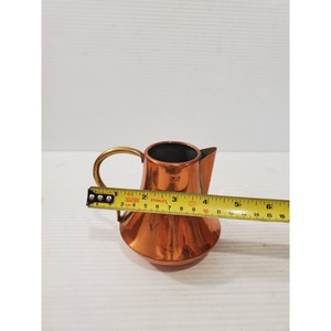 Jarra de Cobre de Diseño Simple, Jarra de Agua Tradicional de 1400 ml, Jarra de Agua de Cobre de la India por ARTISTIQUE - Product Image 3