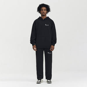 Conjunto Deportivo de Invierno para Hombre, Talla Grande, Hombros Caídos, Informal, de Dos Piezas, con Logotipo, Ligero, Corte Regular, 100% Algodón - Product Image 6