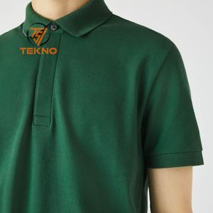 Custom Embroidered Logo Regular Fit 100% Light Pink Stretch Cotton Pique <b>Polo</b> <b>Shirt</b> with Concealed Button Placket and Rib - Product Image 5