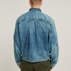 Chaqueta Vaquera Estilosa para Hombre, Ropa Casual, Venta al por Mayor OEM, Chaqueta Vaquera de Algodón para Hombre de Alta Calidad, Chaquetas Vaqueras Personalizadas para Hombre - Product Image 2