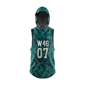 Camisetas de Flag Football Personalizadas 7v7 para Hombre, Sin Mangas, OEM ODM, Tallas Grandes, Impresión por Transferencia de Calor, 100% Poliéster, Absorben la Humedad - Product Image 1