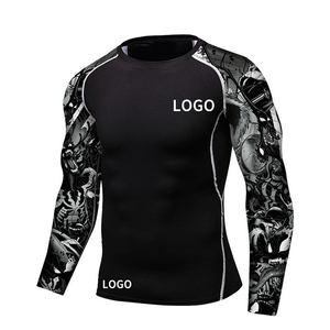Rashguard MMA imprimé par sublimation numérique Rashguard de protection UV à manches longues avec manches longues - Product Image 4
