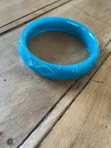 Nuevas Pulseras de Moda Europeas y Americanas para Mujer, Coloridas, Brillantes, con Diamantes Geométricos, Simples, Apilables, de Acrílico Ecológico - Product Image 6