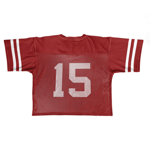 Camiseta de Fútbol Americano de Alta Calidad, Personalizada, Nueva, de Malla, para Lacrosse, Precio Económico, Más Vendida, Impresa y Bordada OEM - Product Image 2