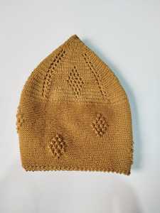 Nuevos sombreros musulmanes Kufi Tupi de alta calidad para hombres gorras de oración sombreros islámicos musulmanes Kufi malla de Color sólido entrepierna de Bangladesh - Product Image 5