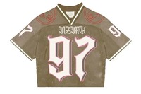 Maillot de football américain personnalisé, short 100% polyester, séchage rapide, respirant, lettres imprimées, style sport décontracté, hip-hop, unisexe