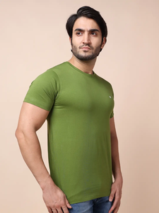 Camiseta de media manga de algodón 100% Premium para hombre, cuello redondo básico, estilo versátil, moda sin esfuerzo, patrón de estampado cómodo para todo el día - Product Image 4