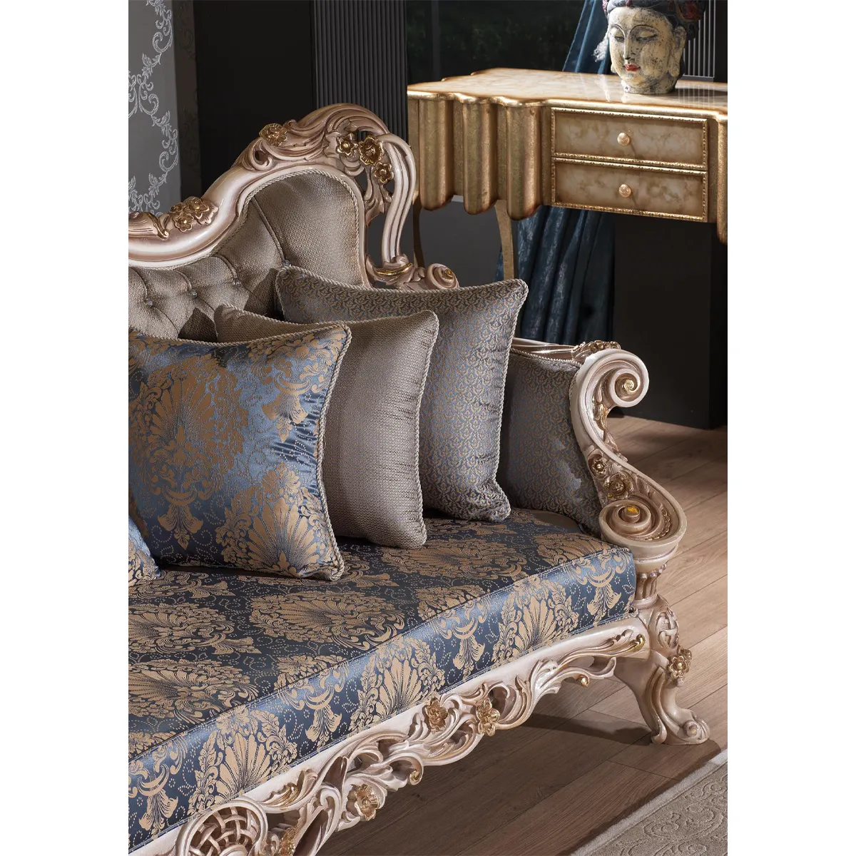 Antika kanepe kraliyet mobilya lüks kraliyet furnitureTurkish tarzı Chesterfield tasarım kraliyet özel tasarım Premium kalite