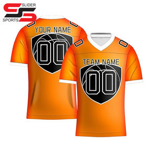 2025 diseña tu propia camiseta de fútbol americana personalizada al por mayor en blanco, camiseta de fútbol americano, camiseta impresa por sublimación - Product Image 6