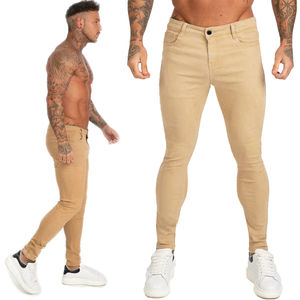 Hot Selling Men's Regular Fit <b>Jeans</b> High Quality Plus Size <b>Elastic</b> Denim Pants Business Casual Breathable Feature Washed - Product Image 5